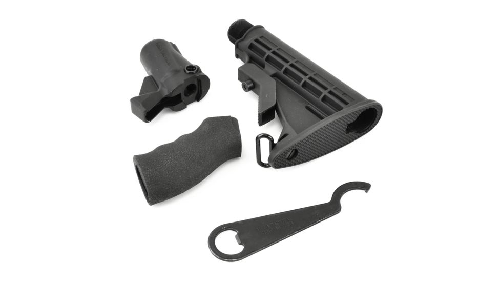 Mesa Tactical LEO Telescoping Stock Kit for Rem 870, 12-GA, Black, 91260
