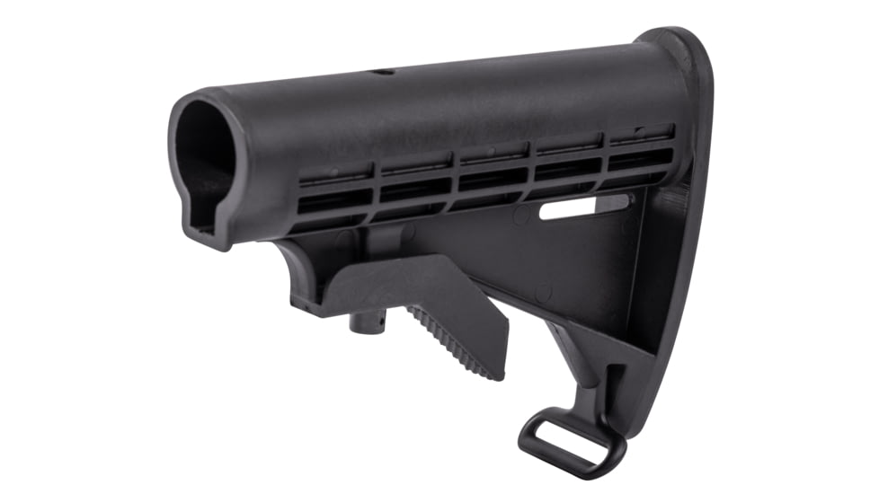 Mesa Tactical M4 Carbine Tele Stock, Mil-spec, No Tube, Black, 90660
