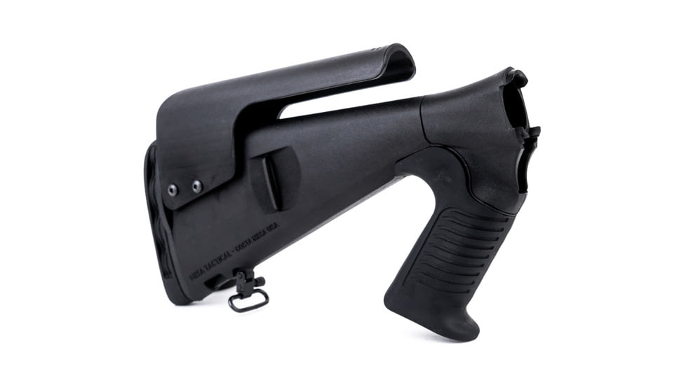 Mesa Tactical Remington Model 1100 and Remington Model 11-87 Urbino Shotgun Stock, Riser, Limbsaver, 12 Gauge, Black, 90188