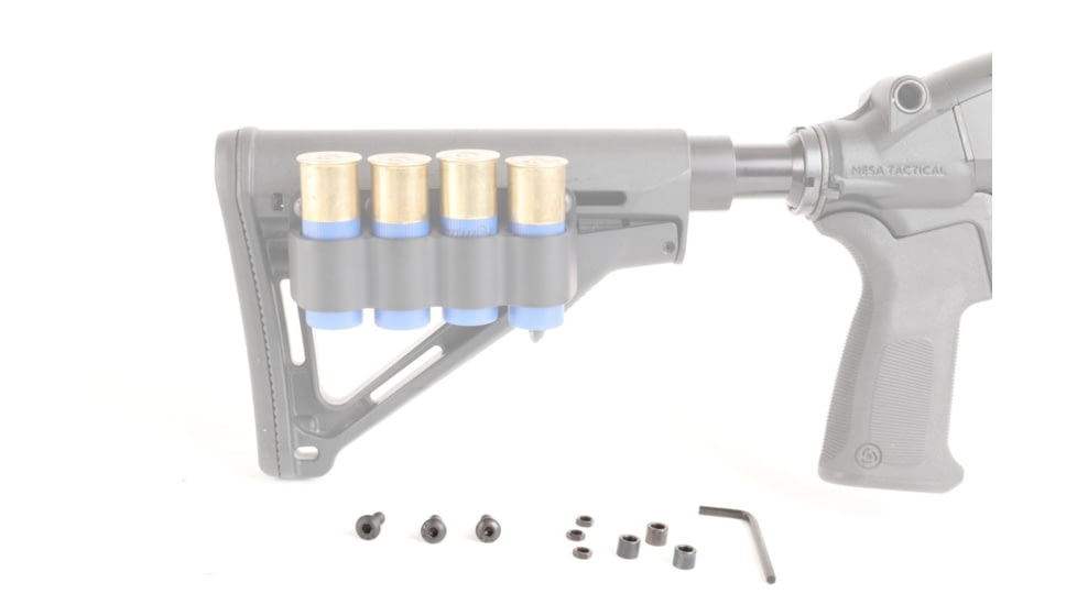 Mesa Tactical Magpul CTR and MOE Stock Supplemental Hardware for SureShell Carrier, Black, 90250