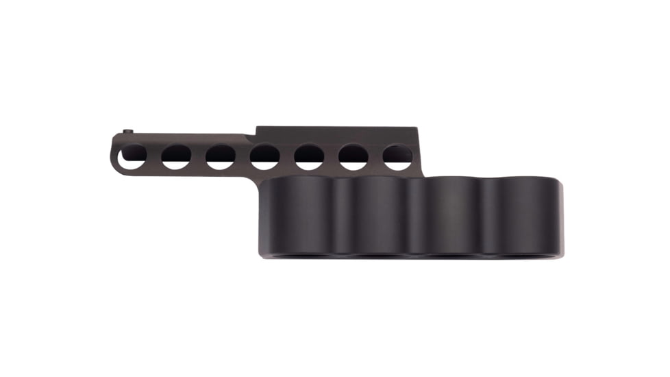 Mesa Tactical SureShell Alum Carrier and Reflex Red Dot Mount, Beretta 1301 Tactical/A300, 4-Shell, 12 Gauge, Trijicon RMR, 3.25 in, Black, 95280