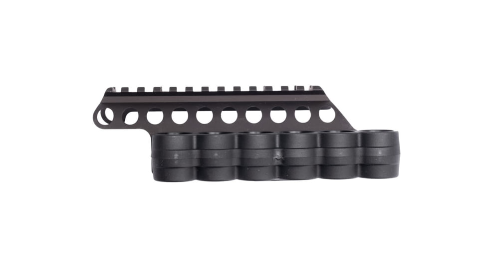 Mesa Tactical SureShell Polymer Carrier and Rail for Beretta 1301 Comp, 6-Shell, 12-GA, 5.5 in, Black, 94300