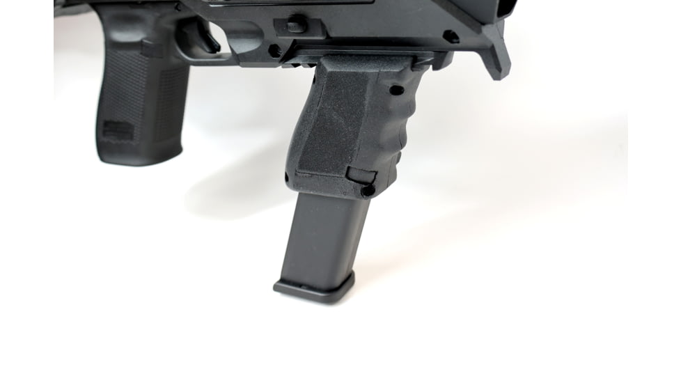 Meta Tactical Forward Spare Magazine Grip for 9mm/.40/10mm/.45 Double and Single Stack Glocks, Black, MTA-FSMG