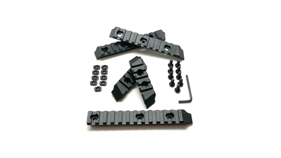 Meta Tactical M-Lok Picatinny Accessory Rails Kit, Black, MTA-ACC-RAILS