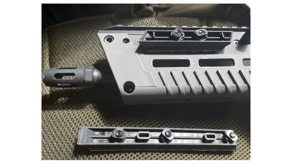 Meta Tactical M-Lok Picatinny Accessory Rails Kit, Black, MTA-ACC-RAILS