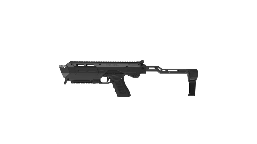 Meta Tactical MX1 Conversion Kit for All Glock Pistols, Polymer Stabilizer w/Metal Core, Black, 0, MX1-PS-BK