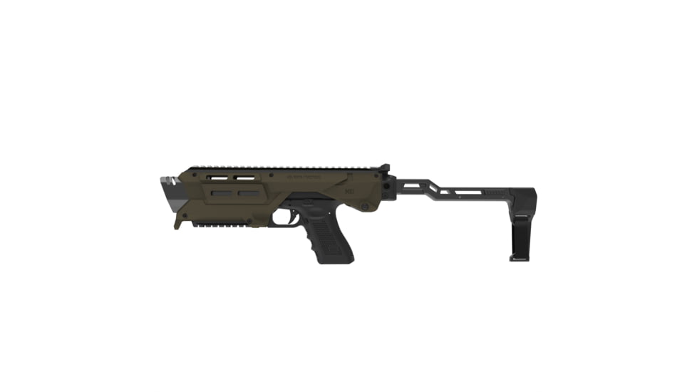 Meta Tactical MX1 Conversion Kit for All Glock Pistols, Polymer Stabilizer w/Metal Core, OD Green, 0, MX1-PS-GR