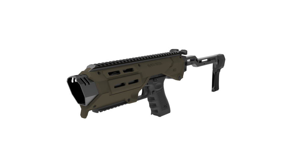 Meta Tactical MX1 Conversion Kit for All Glock Pistols, Polymer Stabilizer w/Metal Core, OD Green, 0, MX1-PS-GR