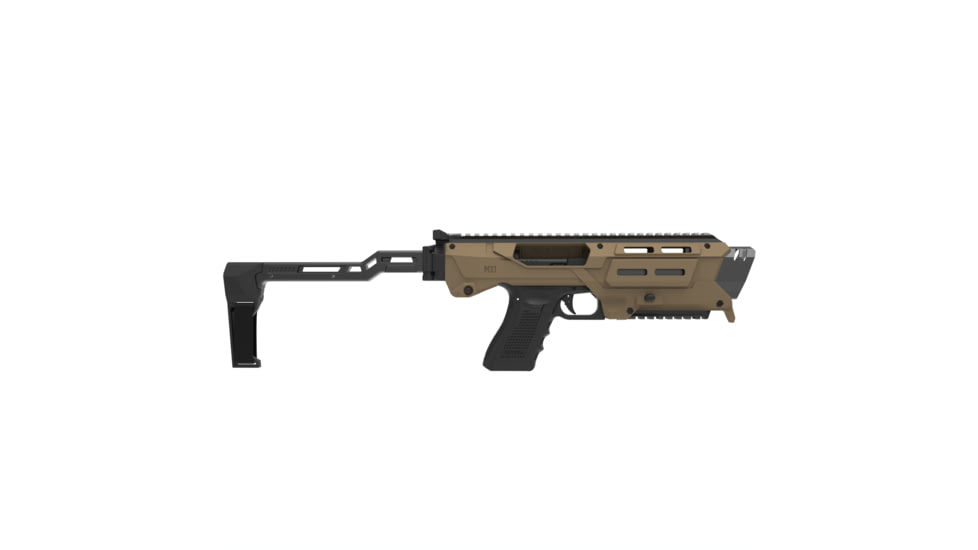 Meta Tactical MX1 Conversion Kit for All Glock Pistols, Polymer Stabilizer w/Metal Core, Tan, 0, MX1-PS-TN