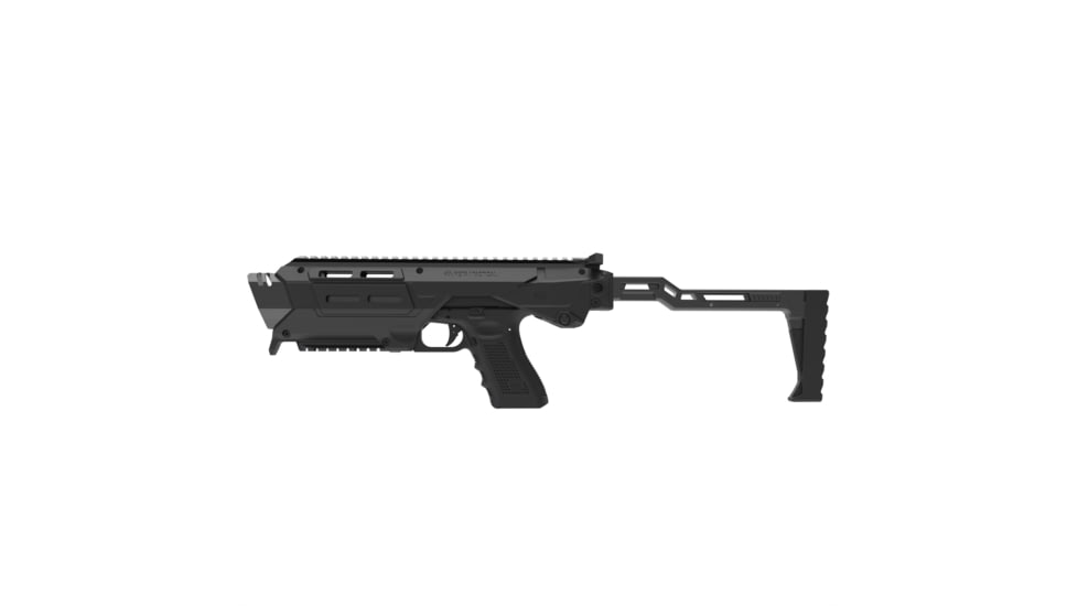 Meta Tactical MX1 Conversion Kit for All Glock Pistols, Polymer Stock w/Metal Core, Black, 0, MX1-PSTK-BK