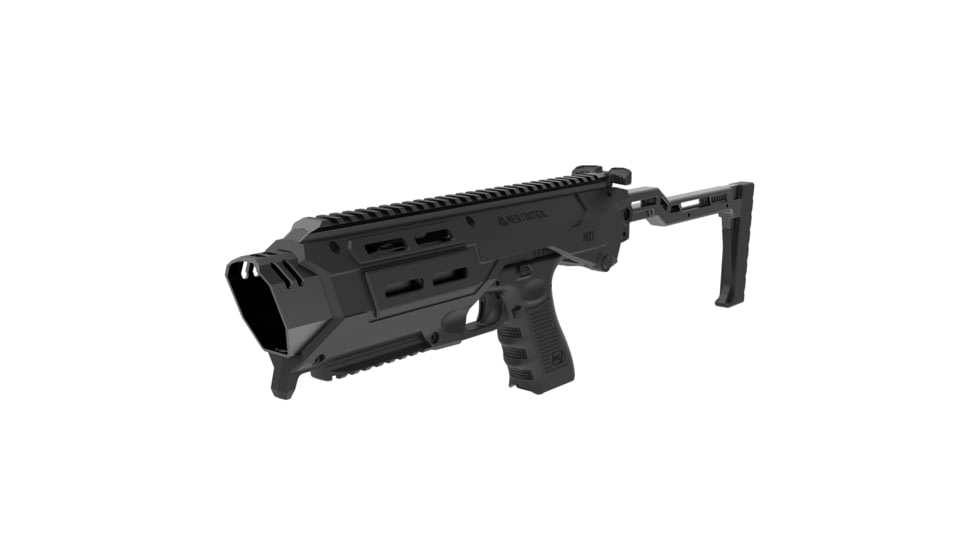 Meta Tactical MX1 Conversion Kit for All Glock Pistols, Polymer Stock w/Metal Core, Black, 0, MX1-PSTK-BK