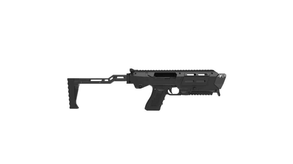 Meta Tactical MX1 Conversion Kit for All Glock Pistols, Polymer Stock w/Metal Core, Black, 0, MX1-PSTK-BK