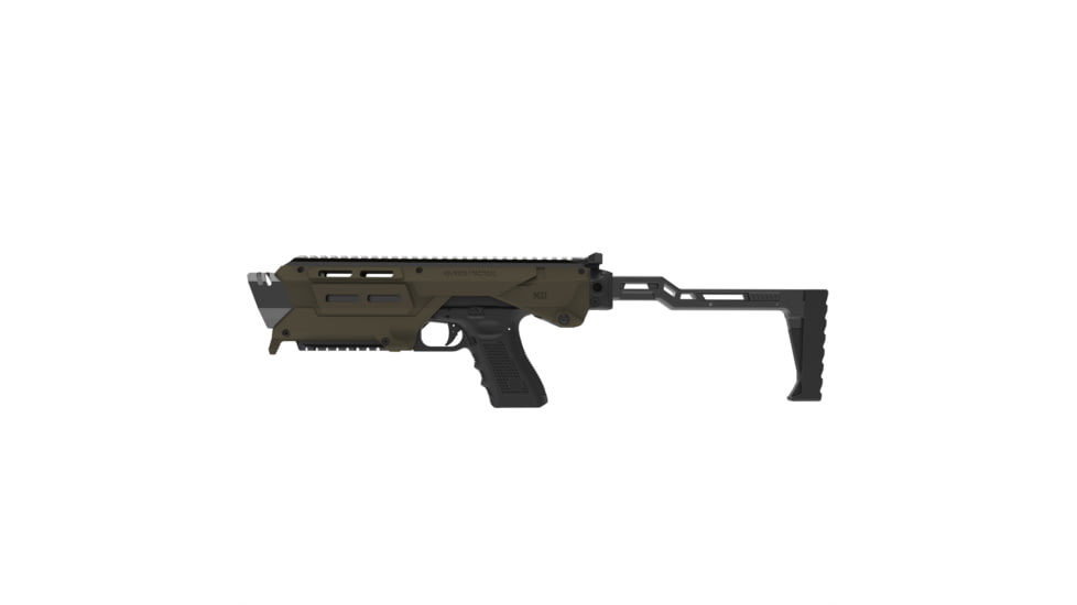 Meta Tactical MX1 Conversion Kit for All Glock Pistols, Polymer Stock w/Metal Core, OD Green, 0, MX1-PSTK-GR