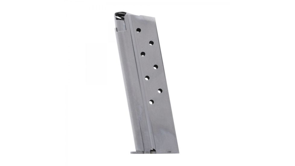 Metalform 1911 Govt/Commander Magazine, 10mm, 8 Round, Round Follower, Removable Base, S/S, M1911108SRB