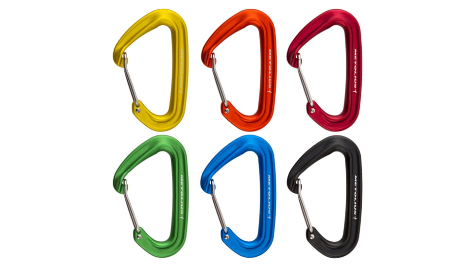 Metolius Bravo II Jet Set 6 pk., Blue, Yellow, Orange, Red, Black, Green, 6 pk, BRWR265.25