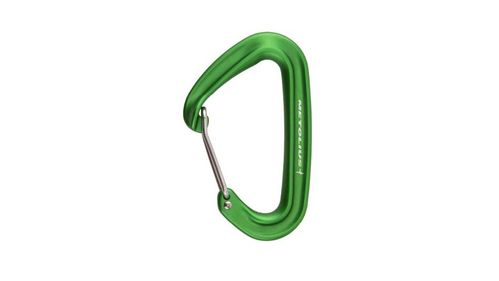 Metolius Bravo II Wiregate Carabiners, Green, BRWR002.03