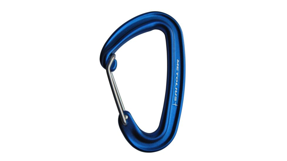 Metolius Bravo Wiregate Carabiner-Blue