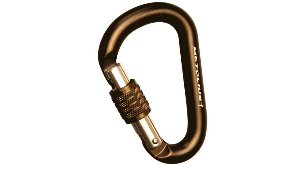 Element Keylock Belay Carabiner - Brown