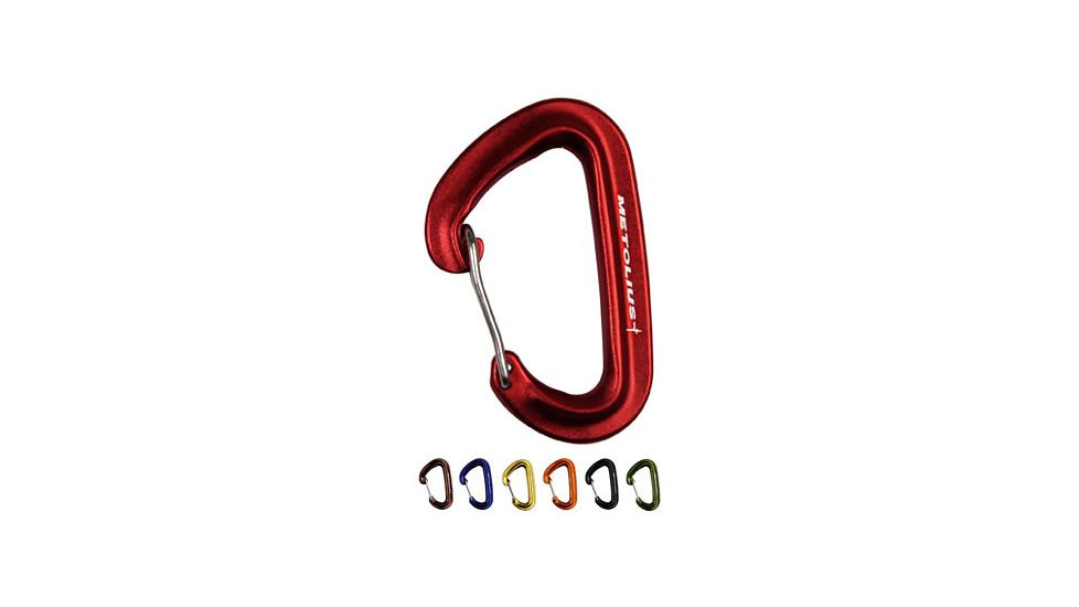 Metolius FS Mini Wiregate Carabiner, Orange, FSMI002.04