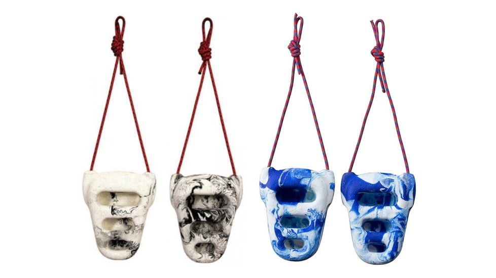 Metolius Rock Rings 3D, Black/White Swirl, Blue/White Swirl
