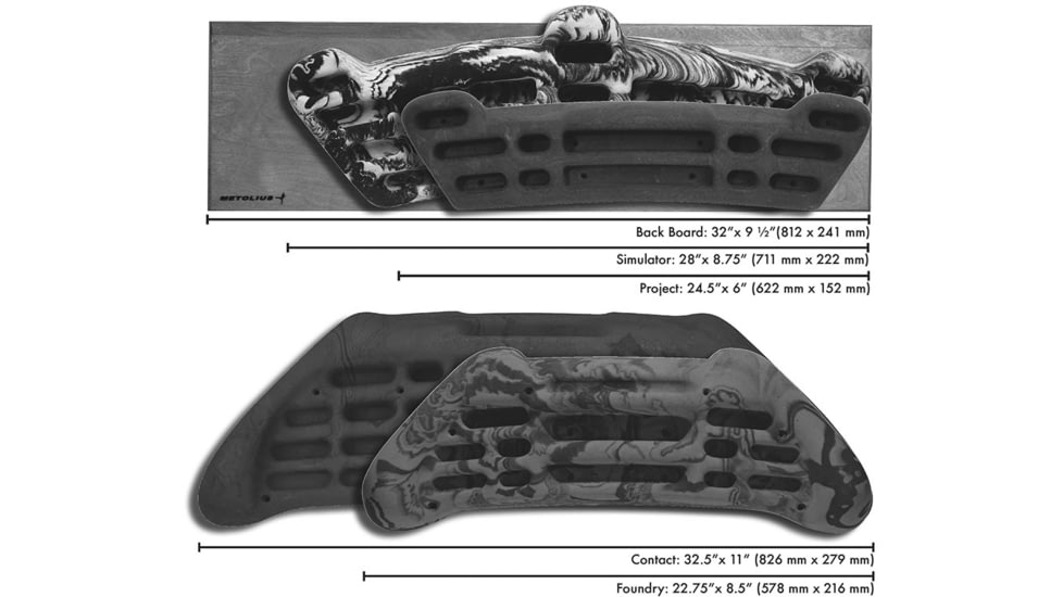 Metolius Simulator 3D, Blue/White Swirl, SIMU002.02