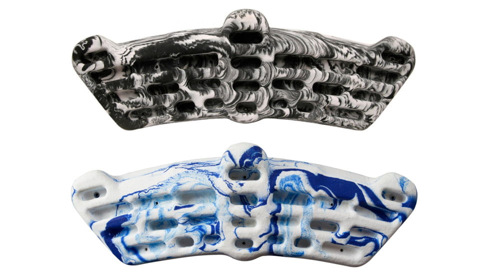 Metolius Simulator 3D Hangboards, Black/White Swirl, Blue/White Swirl