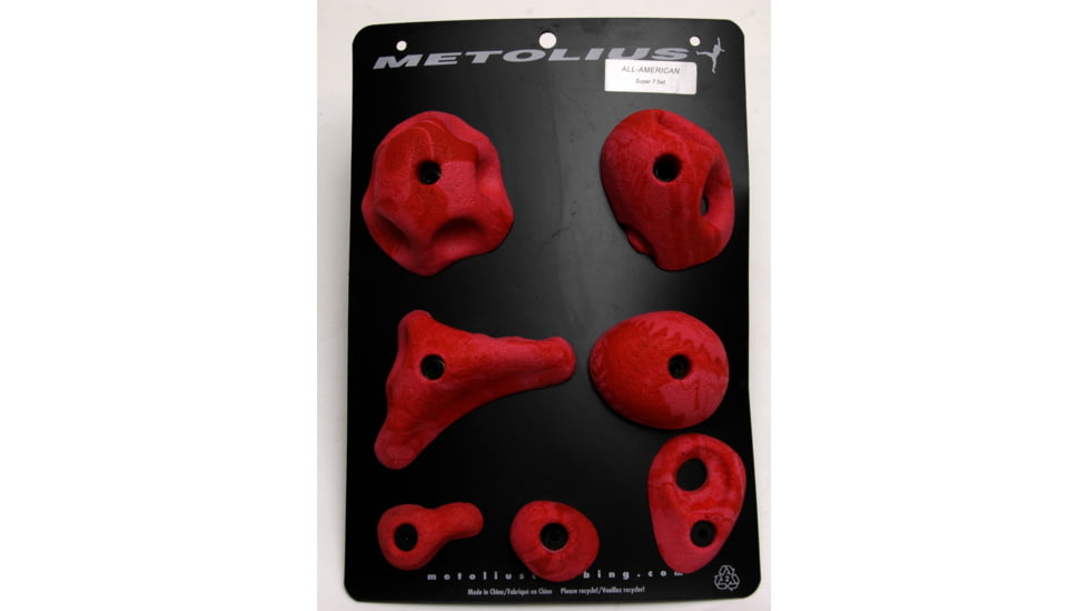 Metolius Super 7 Climbing Holds Set-All-American