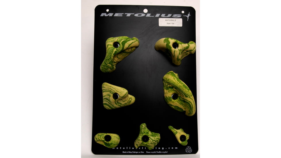 Metolius Super 7 Climbing Holds Set-Naturals