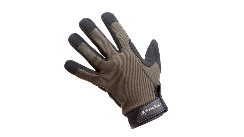 Metolius Talon Belay Glove, Extra Small, Black/Olive, TALO001