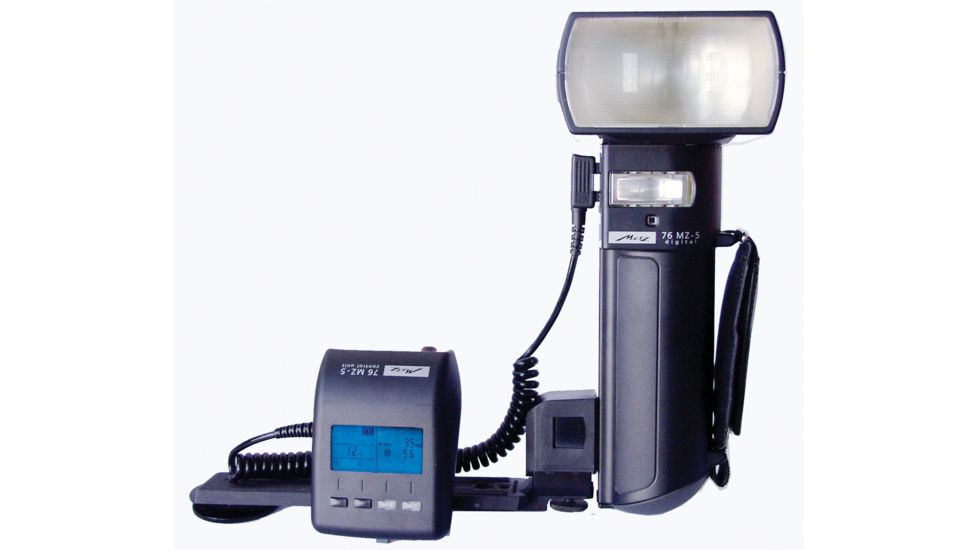 Metz 76 Mz-5 Digital Handle Mount Flash With Nimh Battery MZ 76252