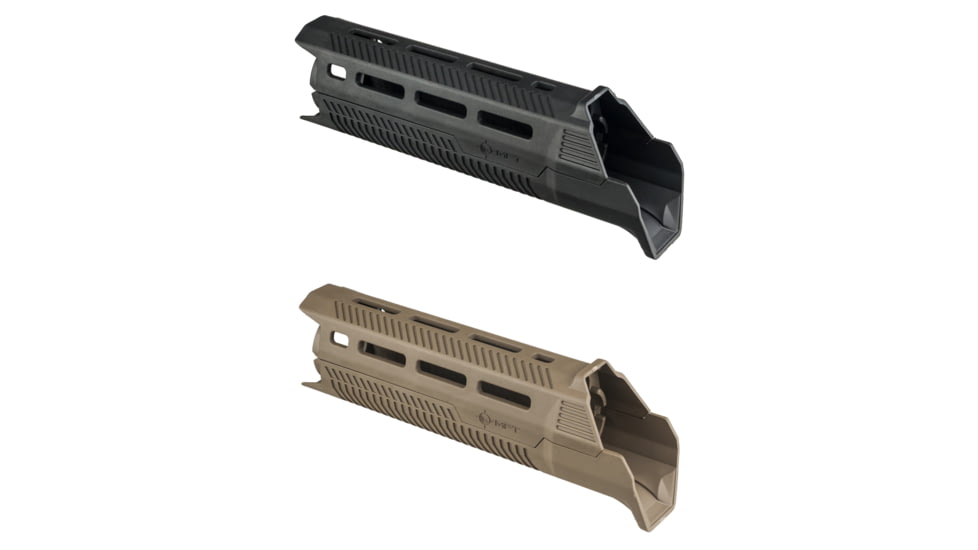 MFT Tekko Polymer AR15 Carbine 7&quot; Drop In Rail System, Black, Scorched Dark Earth