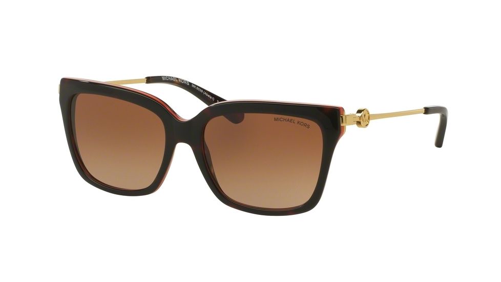 Michael Kors ABELA I MK6038 Single Vision Prescription Sunglasses MK6038-313013-54 - Lens Diameter 54 mm, Frame Color Tortoise/Orange