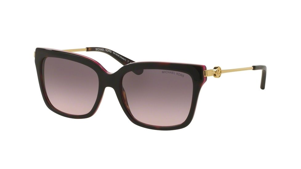 Michael Kors ABELA I MK6038 Single Vision Prescription Sunglasses MK6038-31325M-54 - Lens Diameter 54 mm, Frame Color Tortoise / Fuschia
