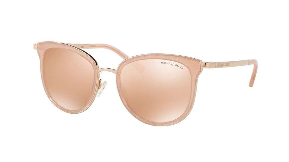 Michael Kors ADRIANNA I MK1010 Progressive Prescription Sunglasses MK1010-1103R1-54 - Lens Diameter 54 mm, Frame Color Pink/rose Gold