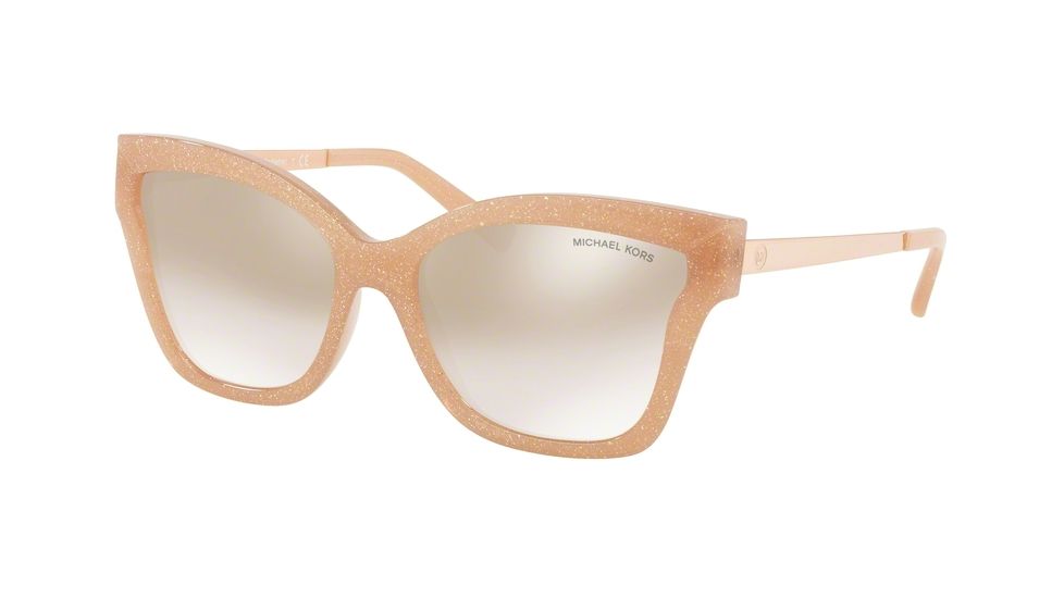 Michael Kors BARBADOS MK2072 Sunglasses 33537I-56 - , Champagne Mirror Gradient Lenses