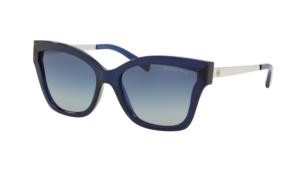 Michael Kors BARBADOS MK2072 Sunglasses 40424L-56 - Navy Transluscent Injected Frame, Blue Gradient Lenses