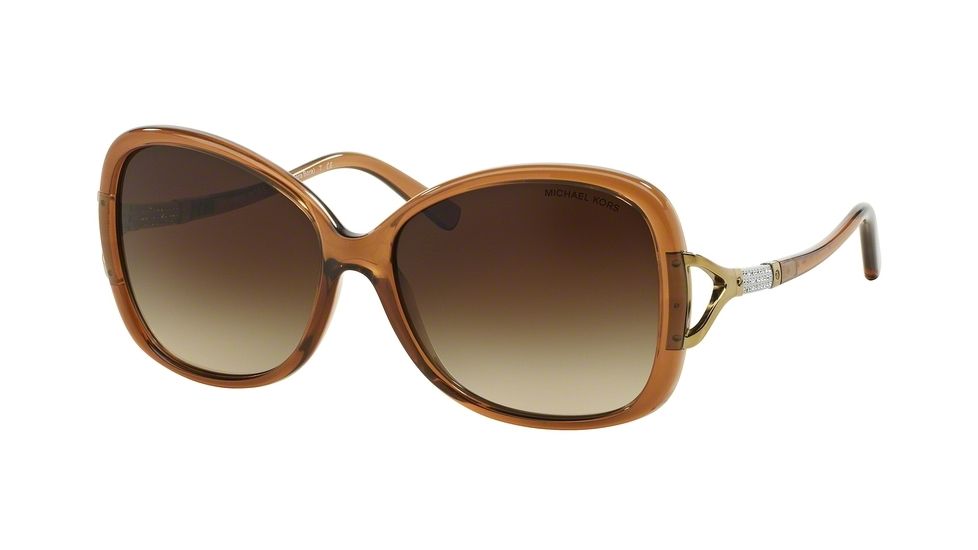 Michael Kors BORA BORA MK2010B Single Vision Prescription Sunglasses MK2010B-301613-60 - Lens Diameter 60 mm, Frame Color Milky Brown
