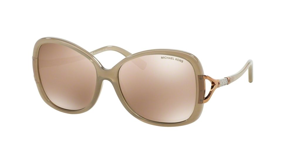 Michael Kors BORA BORA MK2010B Single Vision Prescription Sunglasses MK2010B-3043R1-60 - Lens Diameter 60 mm, Frame Color Birch