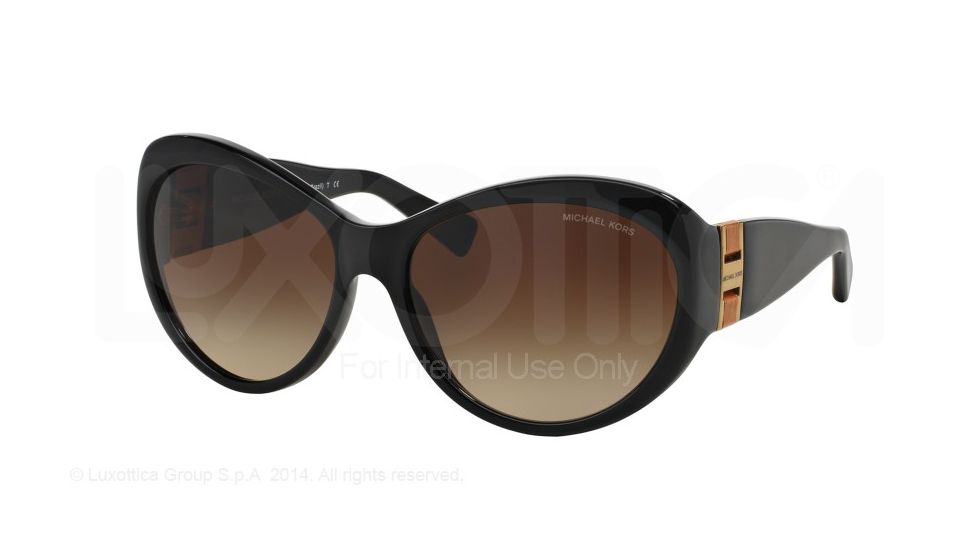 Michael Kors BRAZIL MK2002QM Single Vision Prescription Sunglasses MK2002QM-300513-60 - Lens Diameter 60 mm, Frame Color Black