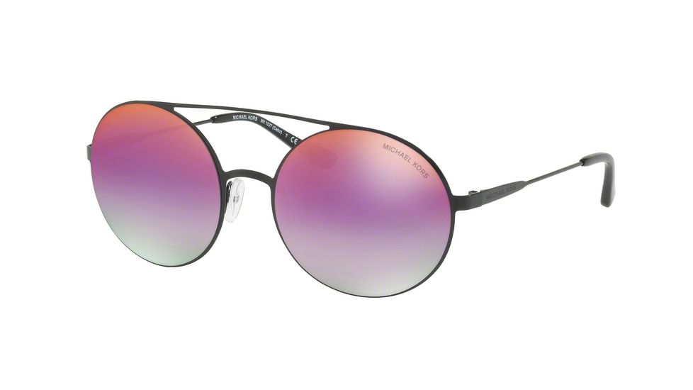 Michael Kors CABO MK1027 Progressive Prescription Sunglasses MK1027-1169A9-55 - Lens Diameter 55 mm, Frame Color Black