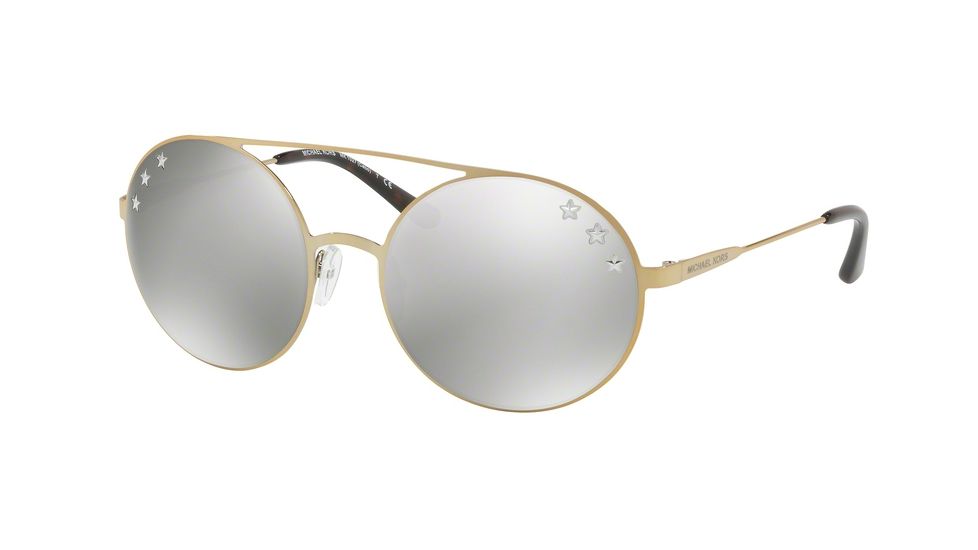 Michael Kors CABO MK1027 Progressive Prescription Sunglasses MK1027-11936G-55 - Lens Diameter 55 mm, Frame Color Pale Gold-tone