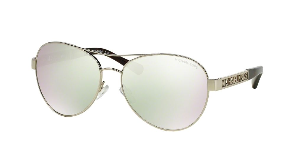 Michael Kors CAGLIARI MK5003 Progressive Prescription Sunglasses MK5003-100145-60 - Lens Diameter 60 mm, Frame Color Silver