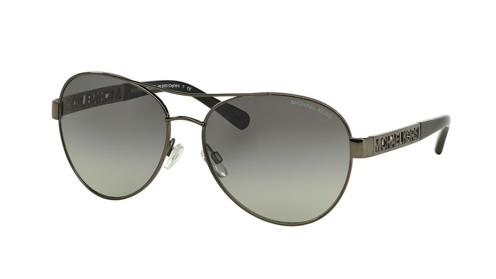 Michael Kors CAGLIARI MK5003 Progressive Prescription Sunglasses MK5003-100211-60 - Lens Diameter 60 mm, Frame Color Gunmetal