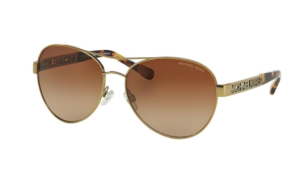 Michael Kors CAGLIARI MK5003 Progressive Prescription Sunglasses MK5003-100413-60 - Lens Diameter 60 mm, Frame Color Gold