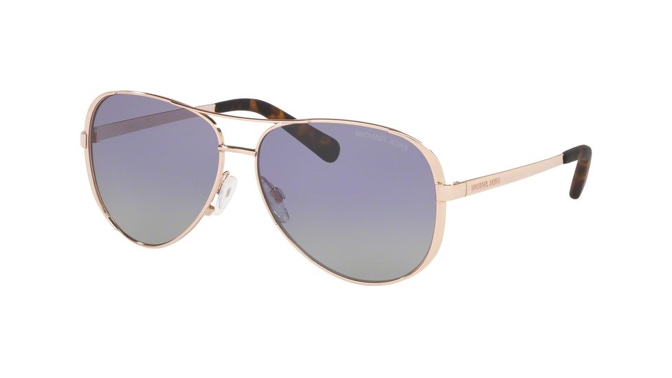 Michael Kors CHELSEA MK5004 Sunglasses 11088J-59 - , Purple Grey Gradient Polar Lenses