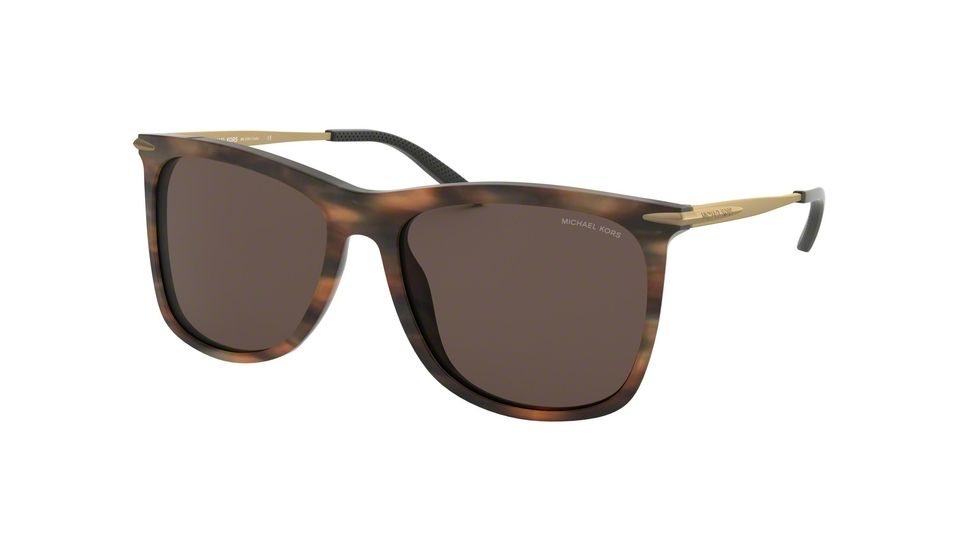Michael Kors CODY MK2095 Progressive Prescription Sunglasses, 58mm, Brown Tortoise, MK2095-374873-58-PRO