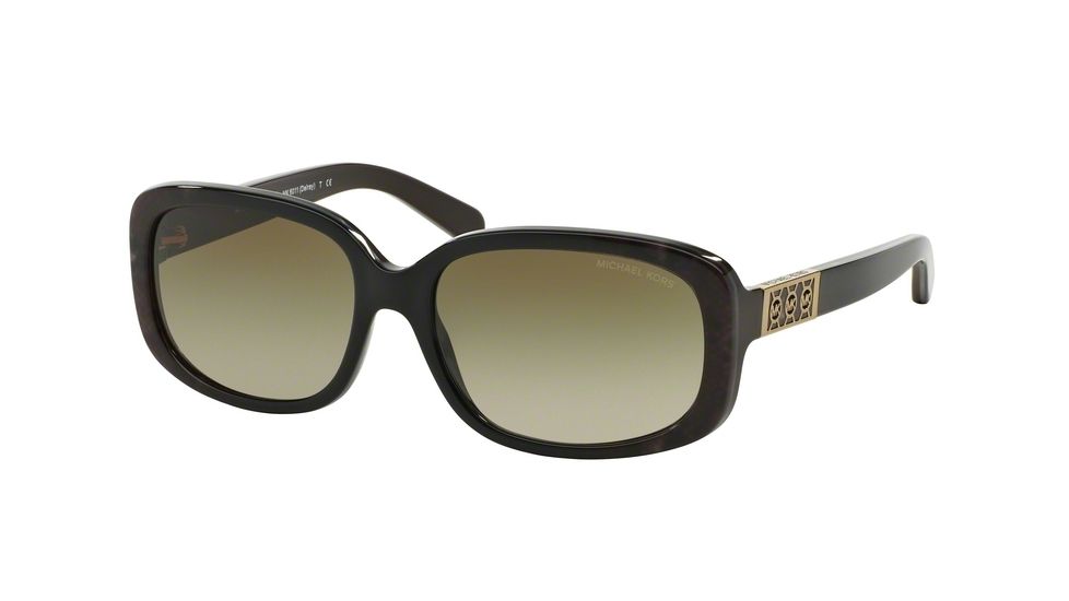 Michael Kors DELRAY MK6011 Progressive Prescription Sunglasses MK6011-301913-56 - Lens Diameter 56 mm, Frame Color Brown Snake