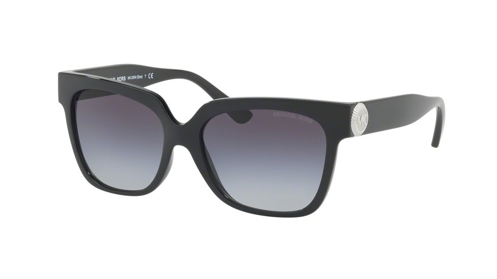 Michael Kors ENA MK2054 Single Vision Prescription Sunglasses MK2054-317711-55 - Lens Diameter 55 mm, Frame Color Black