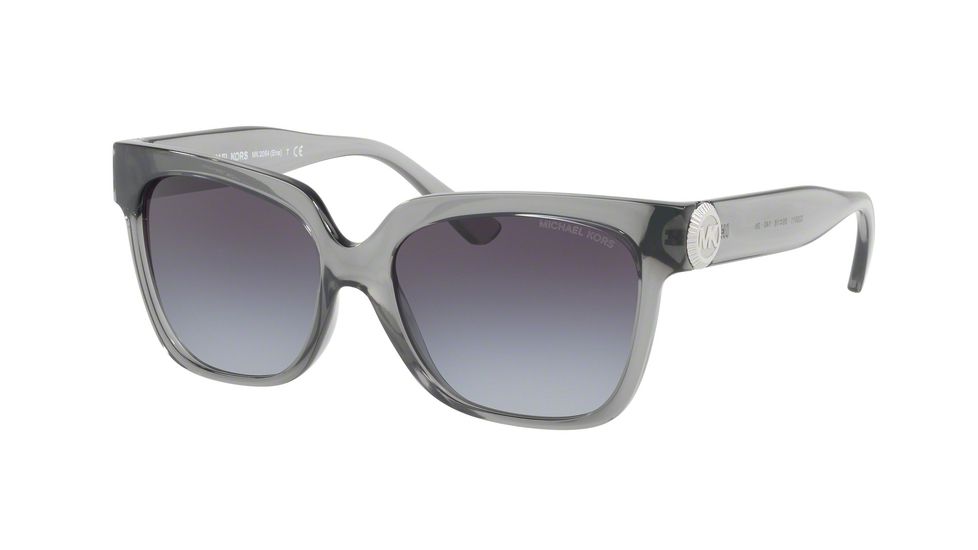 Michael Kors ENA MK2054 Single Vision Prescription Sunglasses MK2054-329911-55 - Lens Diameter 55 mm, Frame Color Grey Transparent