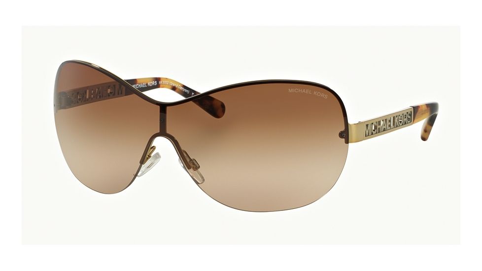 Michael Kors GRAND CANYON MK5002 Progressive Prescription Sunglasses MK5002-100413-36 - Lens Diameter 136 mm, Lens Diameter 36 mm, Frame Color Gold